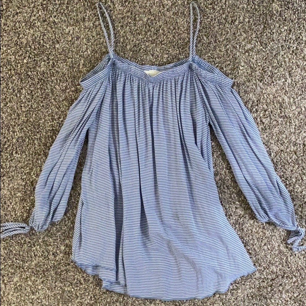 Light blue blouse